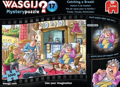 Wasgij Mystery 17 Kabaal in de Keuken! puzzel - 1000 stukjes
