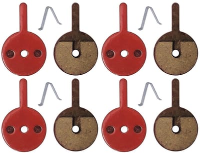 Dailygoods- Schijfrem Pads 4 Sets - Halfmetaal/Hars - Vervanging Voor Voor-/Achterremmen - Duurzaam - Gemakkelijk Te Installeren - Goed Remvermogen - Remblokken