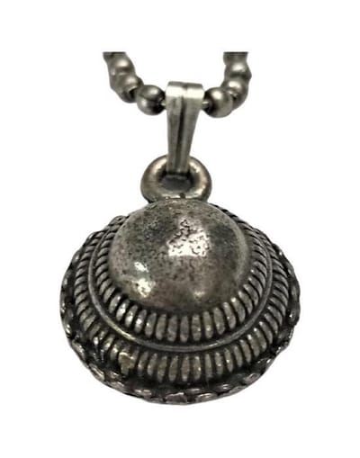 Zeeuws Meisje - Zeeuwse knop hanger bolhoed met bolletjesketting