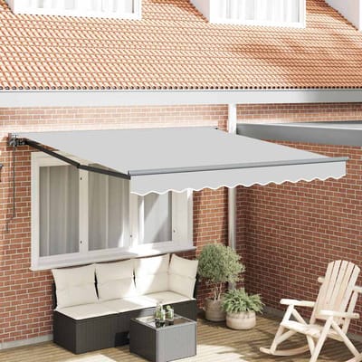 vidaXL - Zonnescherm - Frame - Verstelbaar - Antraciet - 3 - x - 2,5 - m - Staal