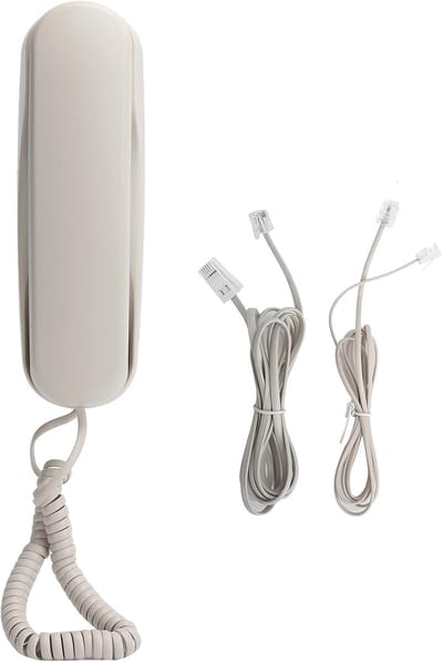 Vaste Telefoon - Desktop Telefoon - Thuisgebruik Kantoor - Anti-ruis Systeem - Compact Formaat - Zwart