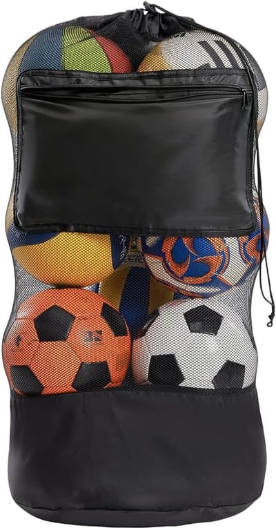 Robuuste Mesh Tas voor Voetballen en Sportaccessoires - 70x90 cm, Ideaal voor Training en Opslag