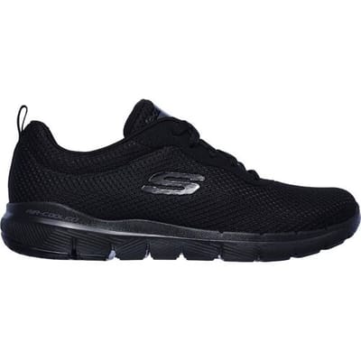 Skechers Flex Appeal 3.0-First Insight Dames Sneakers - Black/Black