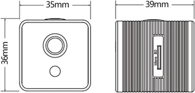 Draadloze Camera - Kleine Beveiligingscamera - Thuisbewaking - Lokale Hotspot Functie - 1080P HD Resolutie - Zwart