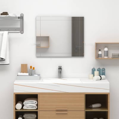 vidaXL - Wandspiegel - 60x50 - cm - glas