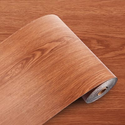 Zelfklevende PVC Vinylvloeren met Houtlook, Waterdicht en Slijtvast, Ideaal voor Keuken, Woonkamer en Badkamer, Donkergrijze Houtnerf, 40 x