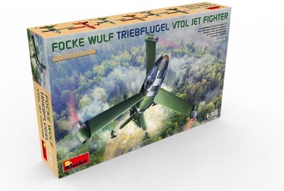 1:35 MiniArt 40009 Focke Wulf triebflugel VTOL Jet fighter Plastic kit.