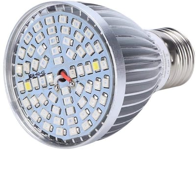 Dailygoody - 60 W LED plant lamp - Volledig spectrum - Voor optimale groei - 85-265 V - Voor kas en donkere kamers - Geschikt voor hydrocultuur