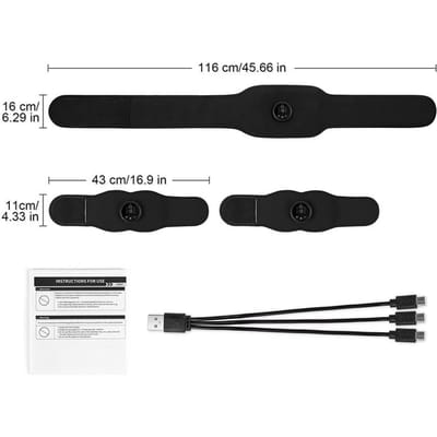 ABS Stimulator Buiktrainer EMS Spierstimulator Buikspier Trainingsriem Buik Taille Arm Been Gewichtsverlies Huis Kantoor Fitness Werk Praktisch Gebruik