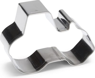 uitsteekvorm Traktor 7 cm RVS zilver