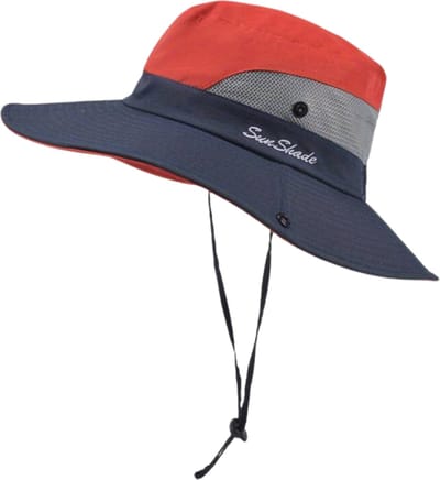 Bovista Zonnehoed - Reishoed - UV Beschermende Hoed - Bucket Hat - Festival - Pet - Hoedje Voor Dames & Heren - Hoofdbescherming - Donkerrood