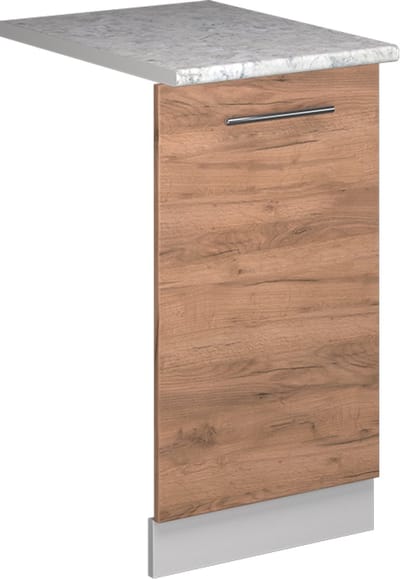 Vicco Fame-Line Vaatwasserfrontpaneel – 45 cm, WB Marmer Krachtige eik goud
