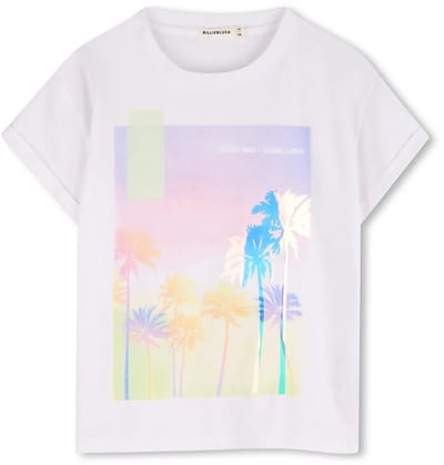Billieblush U21750 T-shirt Met Korte Mouwen Wit 8 Years Meisje