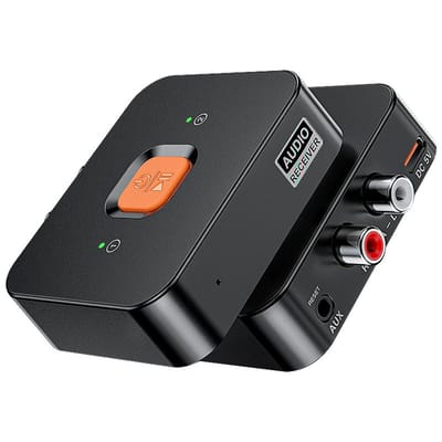 QTTVBTNA -Bluetooth 6.0 - Multi Connect Bluetooth Receiver & Transmitter -Auto - TV - Bluetooth Transmitter - 2 in 1 Zender en Ontvanger - Audio Adapter