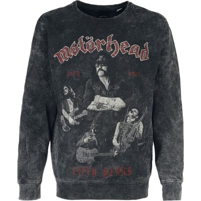 Motörhead Sweatshirts - Fifty Years - S tot XXL - voor Vrouwen - grijs