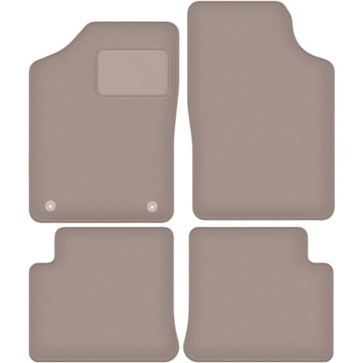 Beige veloursmatten voor: Citroen ZX hatchback (1991-1998)