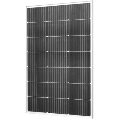 VEVOR Monokristallijne zonnepanelen 100W, PV-module met MC4-uitgangsvermogen en aluminium frame, IP65 waterdicht zonnepaneel, off-grid energiecentrale voor balkons, auto's, boten, campers en platte daken.