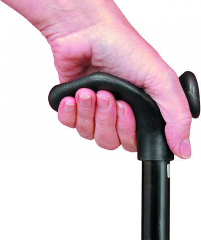 Wandelstok comfortgrip - Links