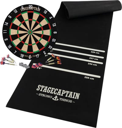 Professioneel Steeldartbord met Darts en Dartmat - Geschikt voor Toernooien