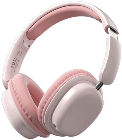 Bluetooth Koptelefoons - SY-T1 Draadloze Gaming Headset - 3D Ruimtelijk Geluid - Opvouwbaar - Roze