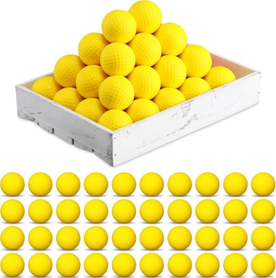120 Stuks Schuim Oefenballen voor Golf, Zacht en Realistisch Gevoel voor Trainen Binnen of Buiten