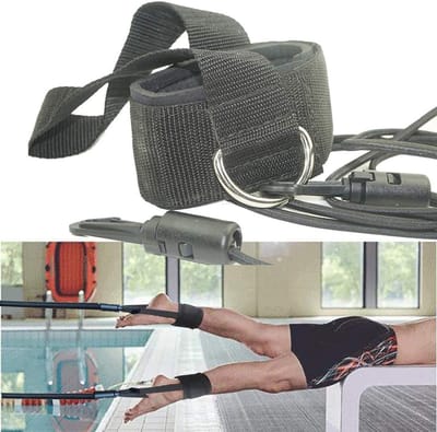 Aquatische Weerstand Riem voor Zwemtraining - Comfortabele Enkelband voor Stationaire Training