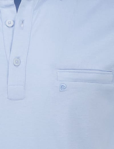 Pierre Cardin poloshirt korte mouw lichtblauw
