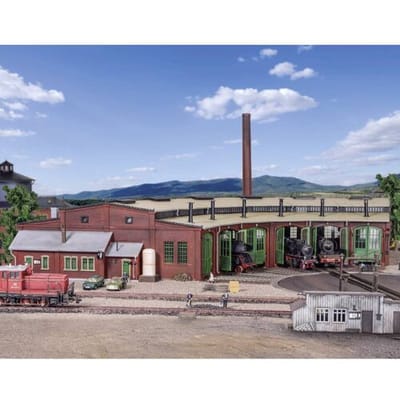 Vollmer 45758 H0 Zes permanente locomotievenloods