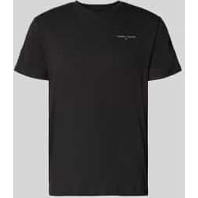 Slim fit t-shirt van puur katoen