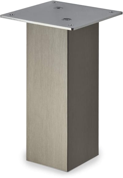 SOTECH Barconsole recht 210 x 70 x 70 mm in RVS-look 30 kg Draagvermogen Aanrechtbladsteun