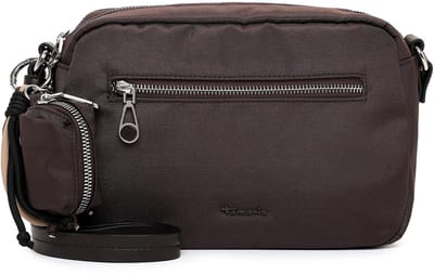 Tamaris schoudertas Maggie Crossover Bag Brown donkerbruin