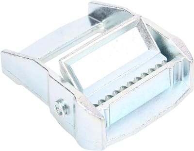 Yctze Gesp van Zinklegering voor Het Vastbinden van Ladingen Band Vaste Spanner Ratelgesp Gesp van Zinklegering, voor Spanband, van Vrachtband, Hardware Passend (WHITE 38 mm)
