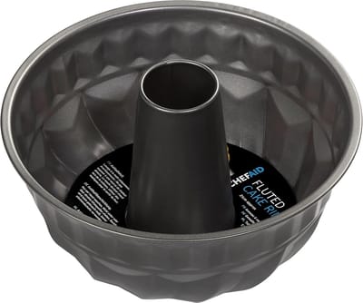 Chef Aid Tulbandvorm 22,5 cm - Ronde Bakvorm - Taartvorm met Goldflon Antiaanbaklaag - Cakevorm