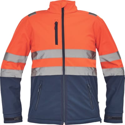 Cerva GRANADA high-vis SOFTSH.jas 03010592 - HV Oranje/Navy - S