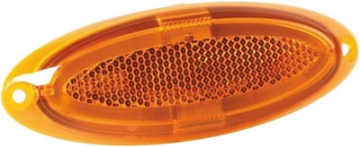 Contourlamp met 4 LED's voor oppervlaktemontage, 12/24 V - Oranje