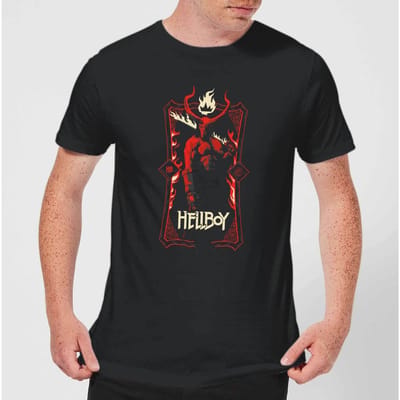 Hellboy Right Hand Of Doom Men's T-Shirt - Black - 5XL