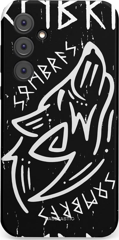 Casetastic Hoesje Geschikt voor Samsung A35 - Stijlvolle Beschermende Duo-layer Case - Wolvenkreet