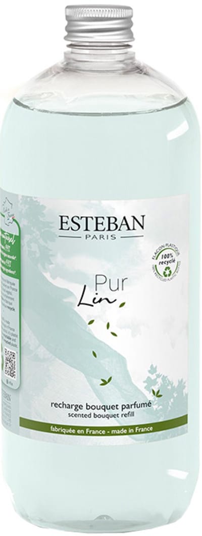 Esteban Classic Pur Lin Navulling geurstokjes - 1 liter