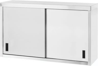 HENDI Wandmontagekast met schuifdeuren – Gelast roestvast staal – 1000x300x600 mm – Profi Line