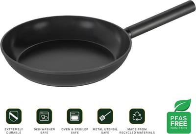 Combekk Forest Easy Koekenpan Ø 28 cm - PFAS-vrij - Non-stick Keramische antiaanbaklaag - 100% Gerecycled - Geschikt voor inductie - Vaatwasserbestendig