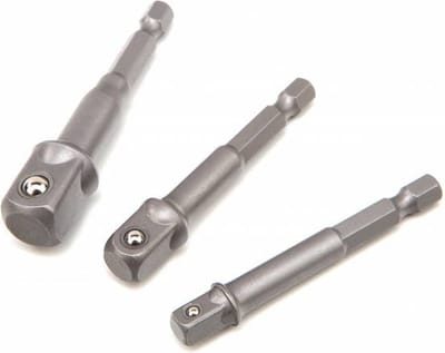 HBM 3 Delige Bit - Dop Adapterset met HEX Aansluiting