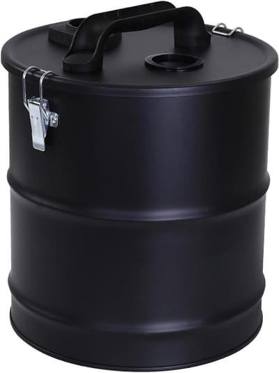 Asstofzuiger met slang - Reinigingsset Haard - Kachel Reinigen - Ruime capaciteit - 4 Gallon - Zwart
