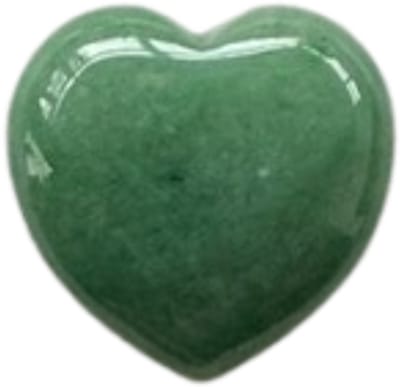 Aventurijn edelstenen - hart 3 cm - werking kalmerend
