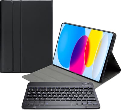 Mobilize Tablethoes geschikt voor Apple iPad 10 (2022) Hoes | Mobilize Detachable Bluetooth Keyboard -