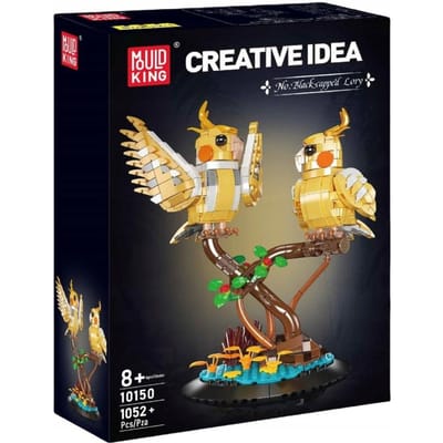 Mouldking 10150 - Vogels - Op takjes - bouwset - bouwstenen - cadeau - educatie - zelfde bouwstenen als het bekende merk