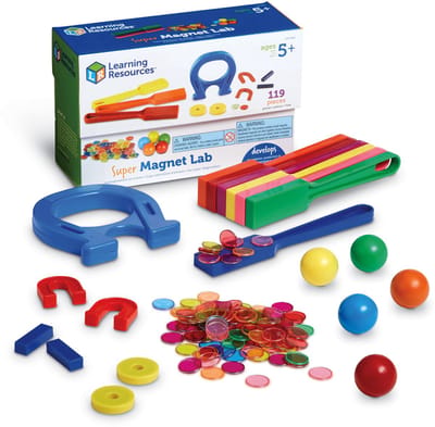 Learning Resources Super Magnet Classroom Lab Kit - 3+