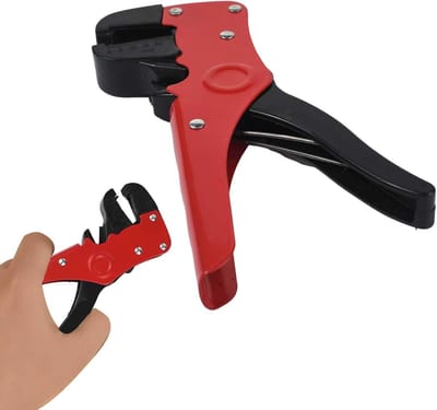 Draadstriptang - Multifunctioneel gereedschap - Elektronica reparatie - Automatische draadstripper - 0.2-8mm² kabel - Zwart