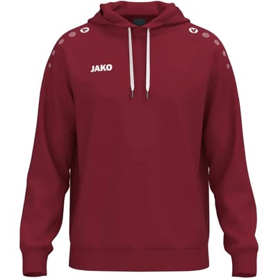 JAKO Sweater met kap One Cotton bordeaux kindermaten 6701k-155