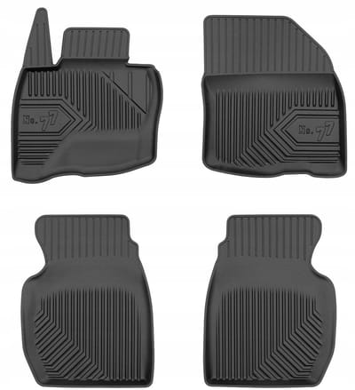 **FROGUM No.77 - Automatten - HONDA Civic VIII Hatchback automat - Perfecte pasvorm - Verhoogde rand 4 cm - Geurloos TPE
