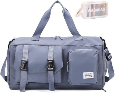 Sporttas met Schoenenvak en Nat Vak voor Heren en Dames - 30L Blauw